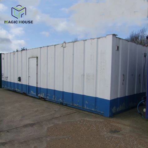 Recipiente móvel do banheiro da casa pré-fabricada do projeto