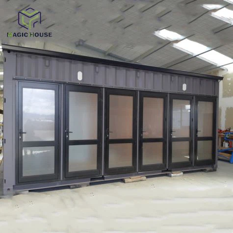 Casa portátil do recipiente com chuveiro do toalete