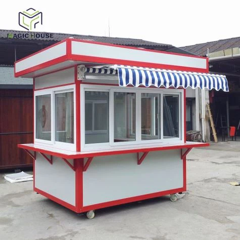 Barraca de comida portátil popular europeia de café clássico