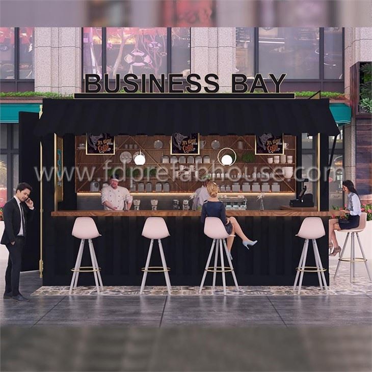 Green 10ft Container Cafe