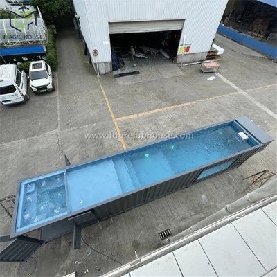 Piscina de contêineres de 40 pés para a América